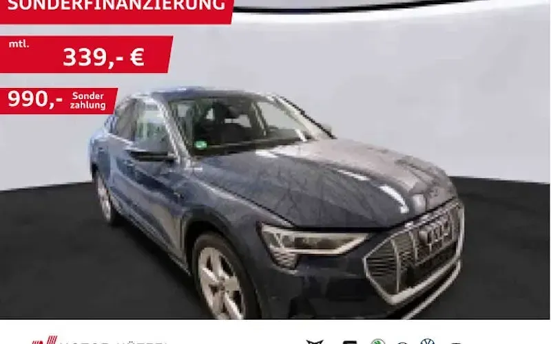 Gebraucht Audi Q8 Sportback e-tron Advanced Plus 300 kW (408 PS) 2022 Blau SUV