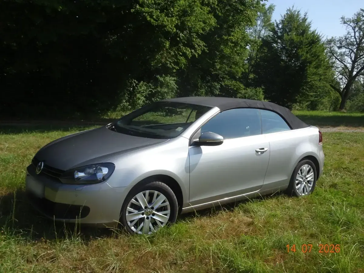 Gebraucht VW Golf Cabriolet 105 PS (77 kW) 2013 Silber Cabrio