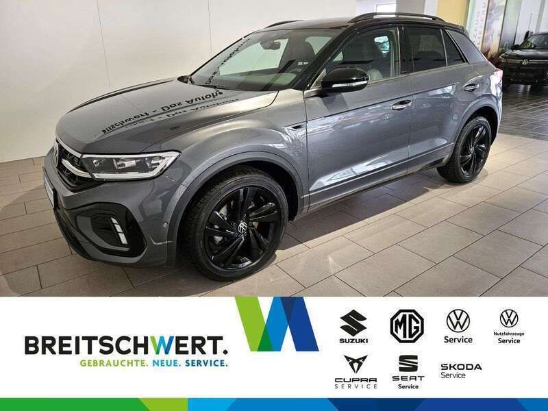 Grau Gebraucht 2024 VW T-Roc R-line SUV | 35.950 € (Teuer) - Bild 1/4