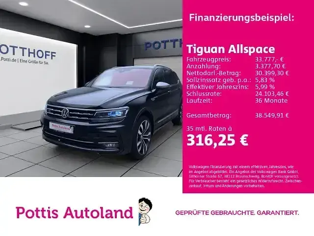 Gebraucht VW Tiguan Allspace R-line 200 PS (147 kW) 2021 SUV