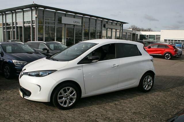 Gebraucht Renault Zoe Life 80 kW (109 PS) 2019 Weiß (weiss "nacre") Kleinwagen