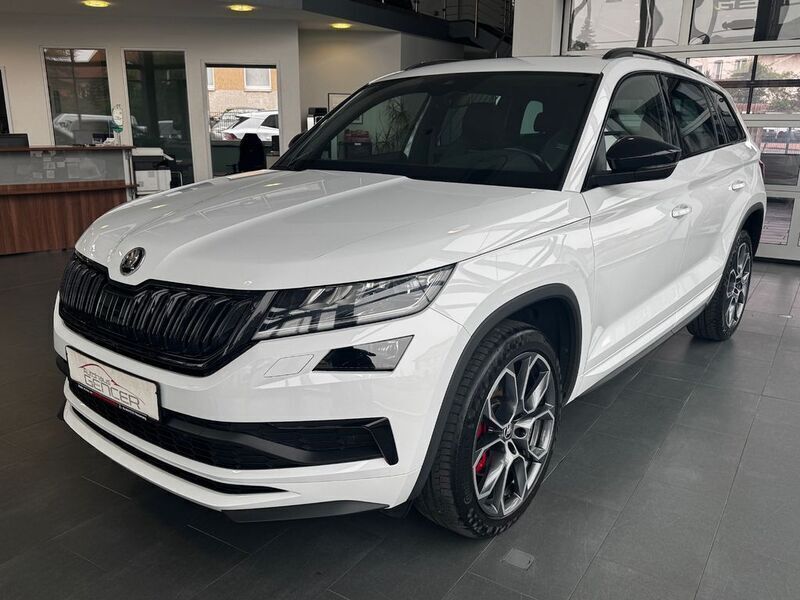 Moonweiss metallic Gebraucht 2019 Skoda Kodiaq RS SUV | 31.890 € (Guter Preis) - Bild 1/4