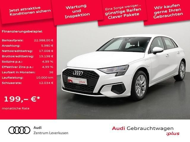 Ibisweiß Gebraucht 2023 Audi A3 Sportback e-tron Kleinwagen | 22.988 € (Superpreis) - Bild 1/4