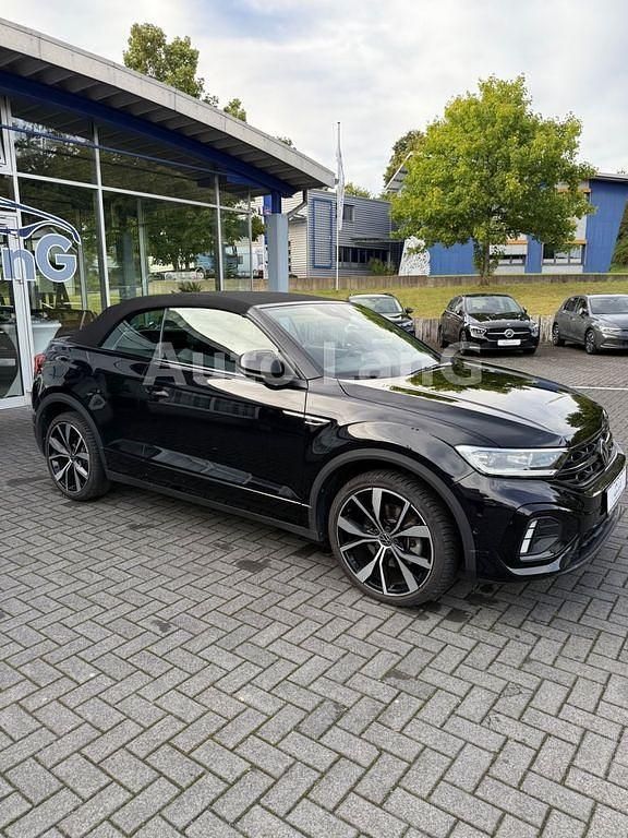 Deep black Gebraucht 2023 VW T-Roc Cabriolet R-line Cabrio | 31.790 € (Fairer Preis) - Bild 1/4