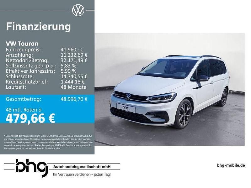 Weiß Gebraucht 2024 VW Touran Highline Van / Kleinbus | 41.960 € (Teuer) - Bild 1/4