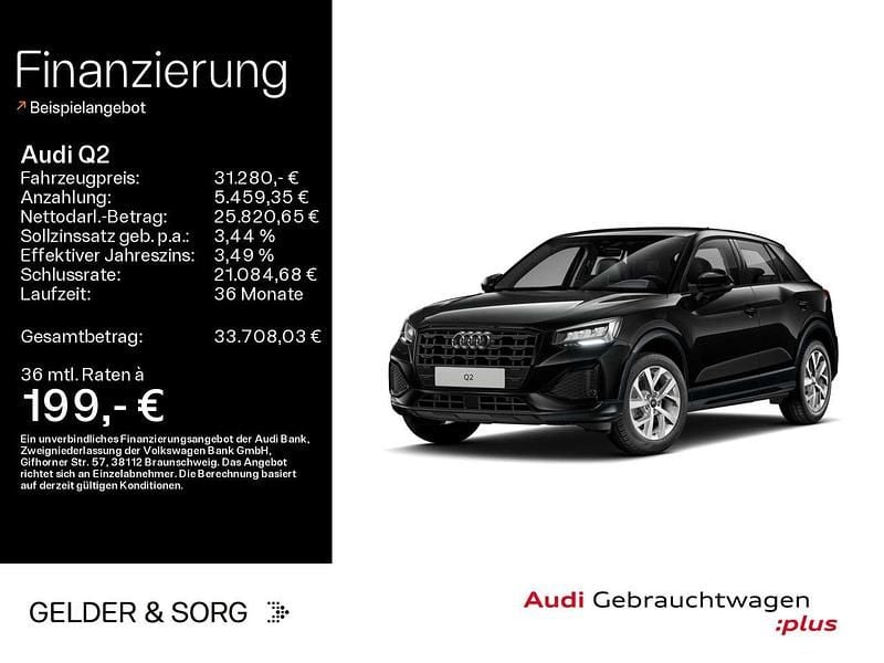 Second-hand Audi Q2 Advanced Plus 150 CP (110 kW) 2025 Negru SUV