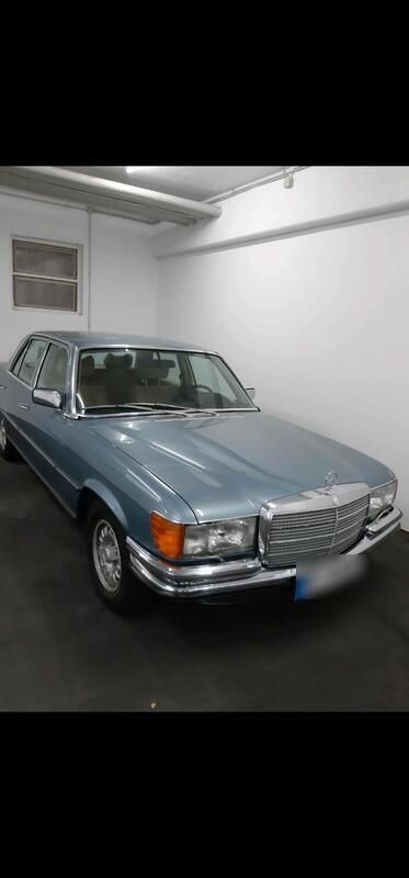 Blau Gebraucht 1978 Mercedes 450 SE Limousine | 22.500 € - Bild 1/4