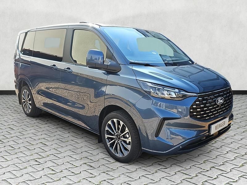 Neu Ford Tourneo Custom Titanium X 2025 Chromablau metallic Van