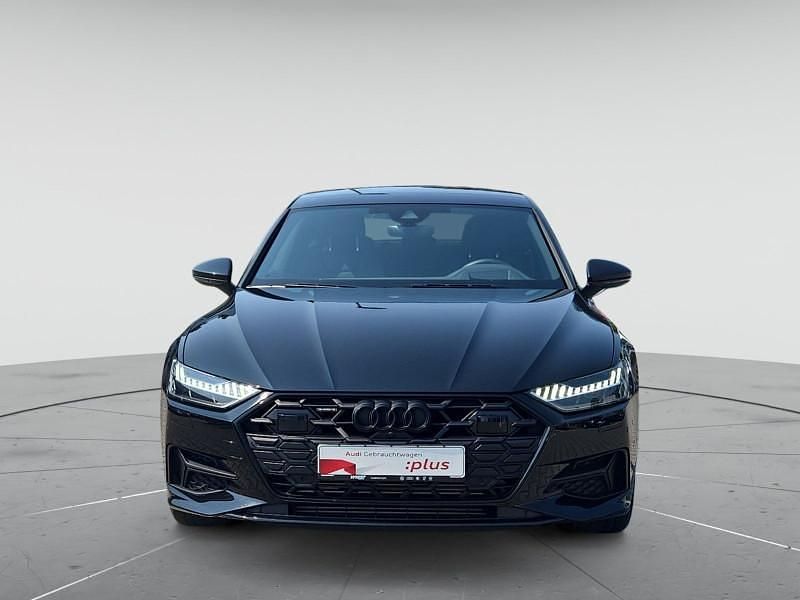 Mythosschwarz metallic Gebraucht 2024 Audi A7 Sportback Ambiente Kleinwagen | 68.490 € (Teuer) - Bild 1/4