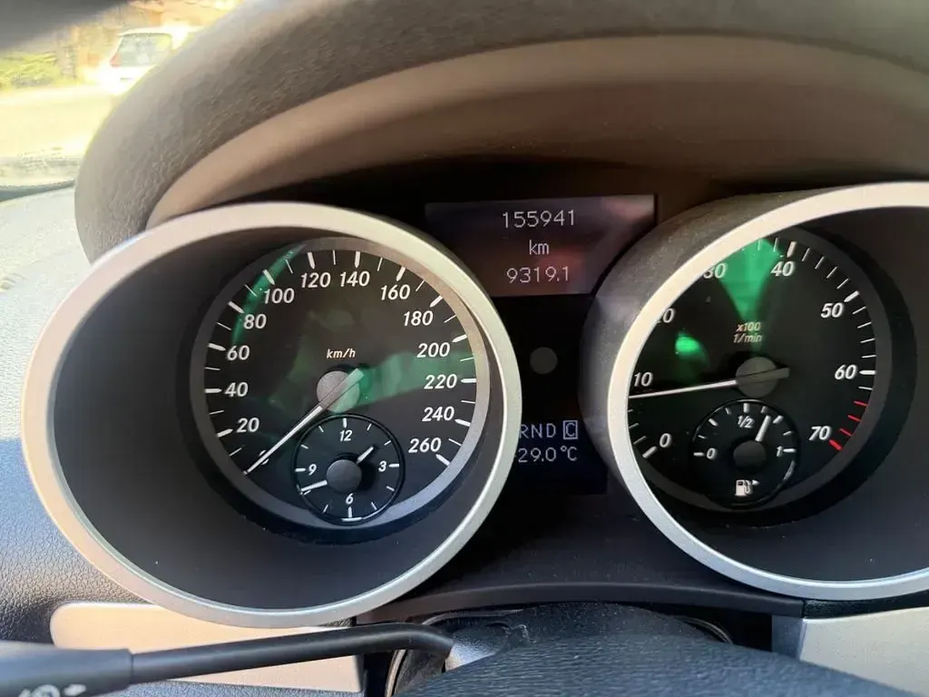 Second-hand Mercedes SLK200 163 CP (119 kW) 2006 Negru Cabrio