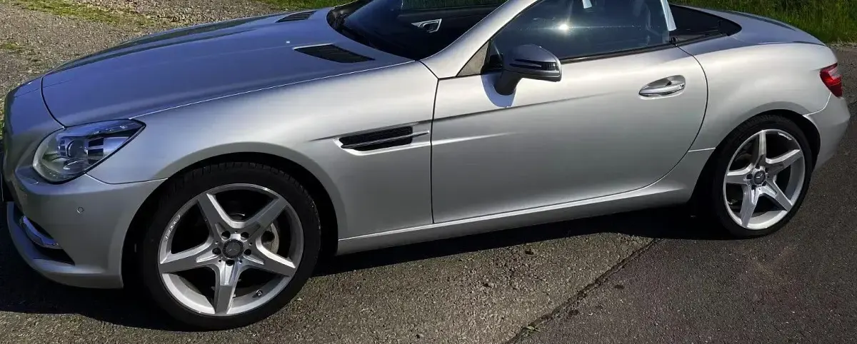 Gebraucht Mercedes SLK200 184 PS (135 kW) 2012 Silber Cabrio