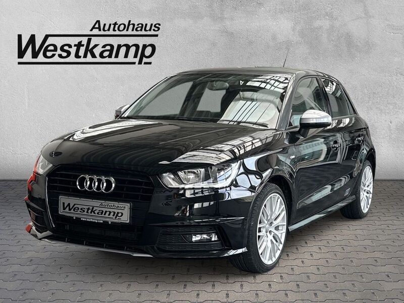 Schwarz Gebraucht 2018 Audi A1 Sportback S-Line Kleinwagen | 15.730 € (Fairer Preis) - Bild 1/4