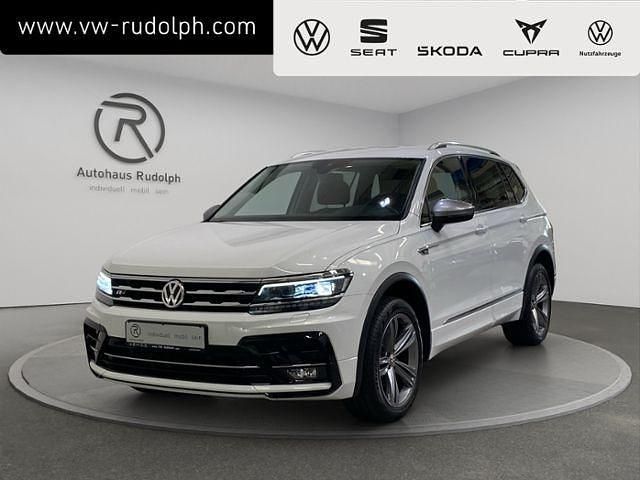 Pure white Gebraucht 2019 VW Tiguan Allspace R-line SUV | 23.489 € (Fairer Preis) - Bild 1/4