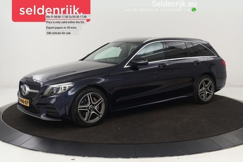 Blau Gebraucht 2020 Mercedes C200 AMG Limousine | 15.899 € (Superpreis) - Bild 1/4