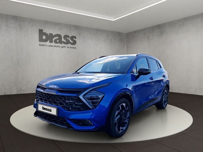 (b3l) blue flame met. Gebraucht 2023 Kia Sportage GT-Line SUV | 33.480 € (Fairer Preis) - Bild 1/4