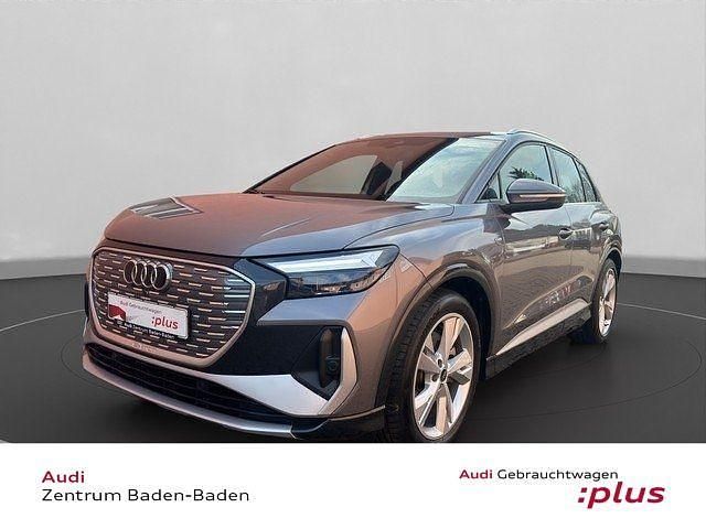Taifungrau metallic Gebraucht 2022 Audi Q4 e-tron Comfort SUV | 28.390 € (Etwas zu teuer) - Bild 1/4