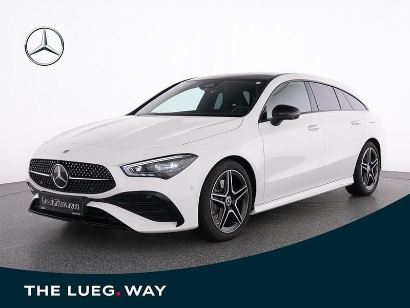 Unilack polarweiß Gebraucht 2025 Mercedes CLA200 Shooting Brake AMG Kombi | 39.800 € (Teuer) - Bild 1/4