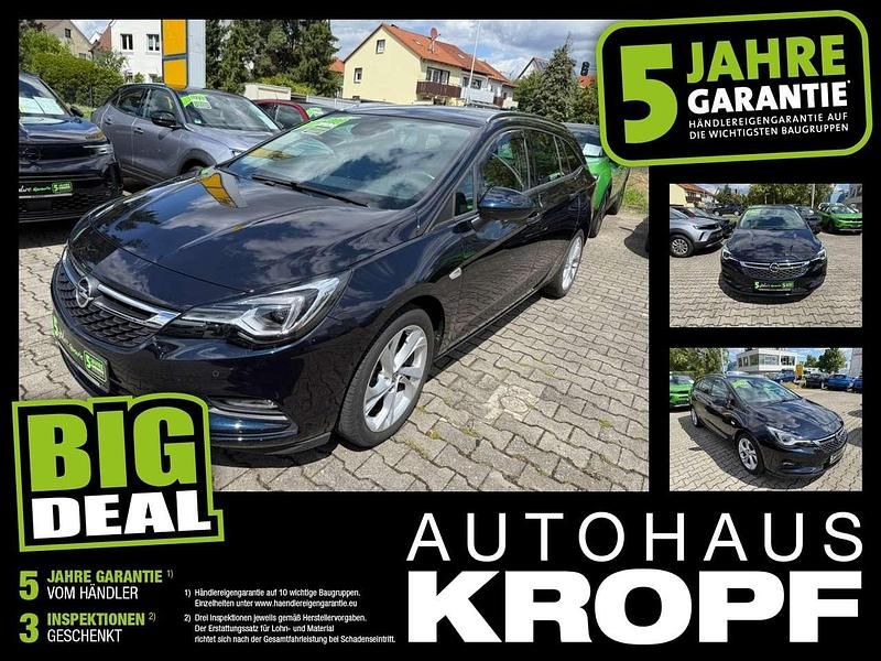 Tiefsee blau Gebraucht 2018 Opel Astra Kombi | 13.990 € (Fairer Preis) - Bild 1/4