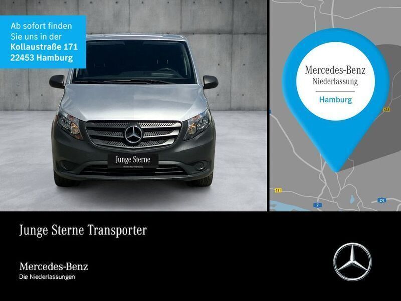 Silber Gebraucht 2021 Mercedes e-Vito Van / Kleinbus | 16.041 € (Guter Preis) - Bild 1/4