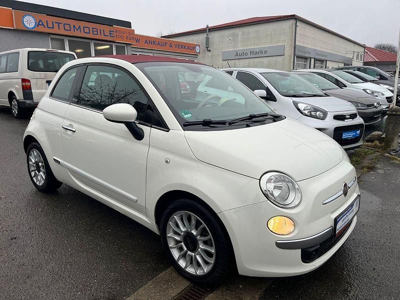 Gebraucht Fiat 500 Lounge 69 PS (50 kW) 2012 Weiß Cabrio