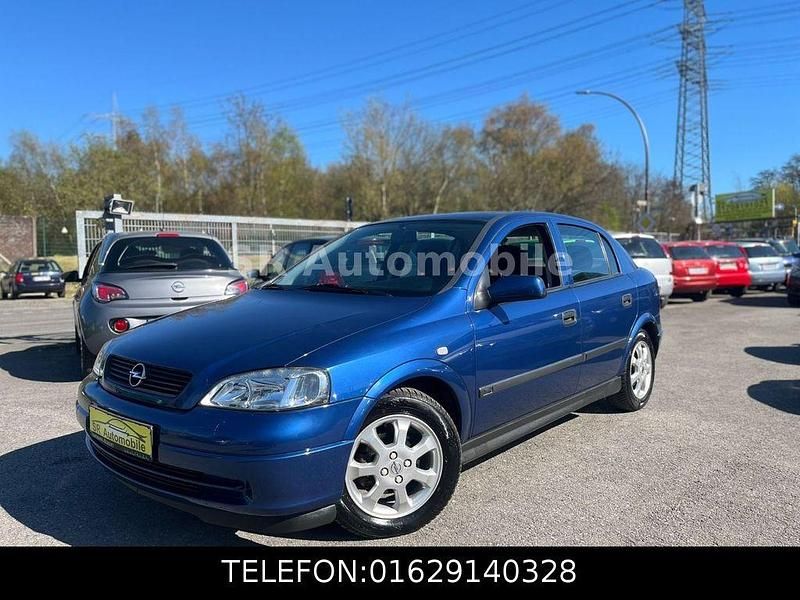 Gebraucht Opel Astra 101 PS (74 kW) 2001 Blau Limousine
