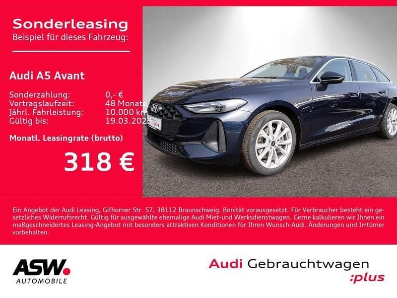 Gebraucht Audi A5 Basis 204 PS (150 kW) 2025 Firmamentblau metallic Kombi