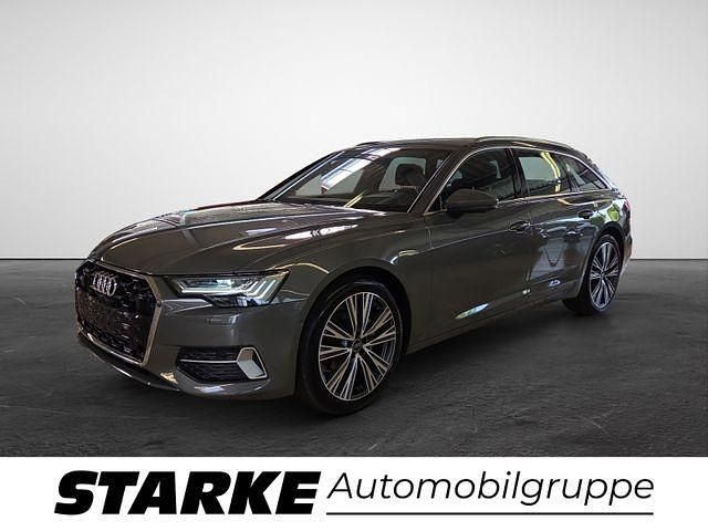 Blau (firmamentblau metallic) Gebraucht 2023 Audi A6 Advanced Kombi | 49.350 € (Teuer) - Bild 1/4