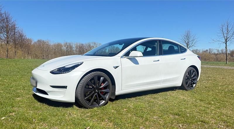 Gebraucht Tesla Model 3 Performance 377 kW (513 PS) 2020 Weiß Limousine