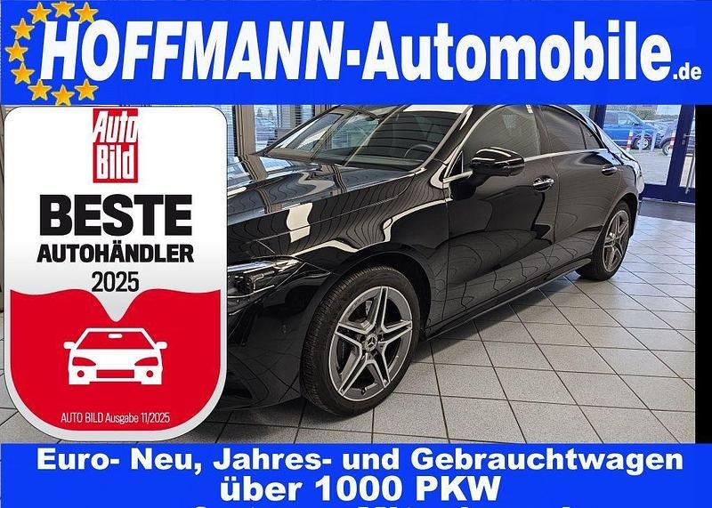 Kosmosschwarz met. (metallic) Gebraucht 2025 Mercedes CLA250e AMG Limousine | 38.900 € (Fairer Preis) - Bild 1/4