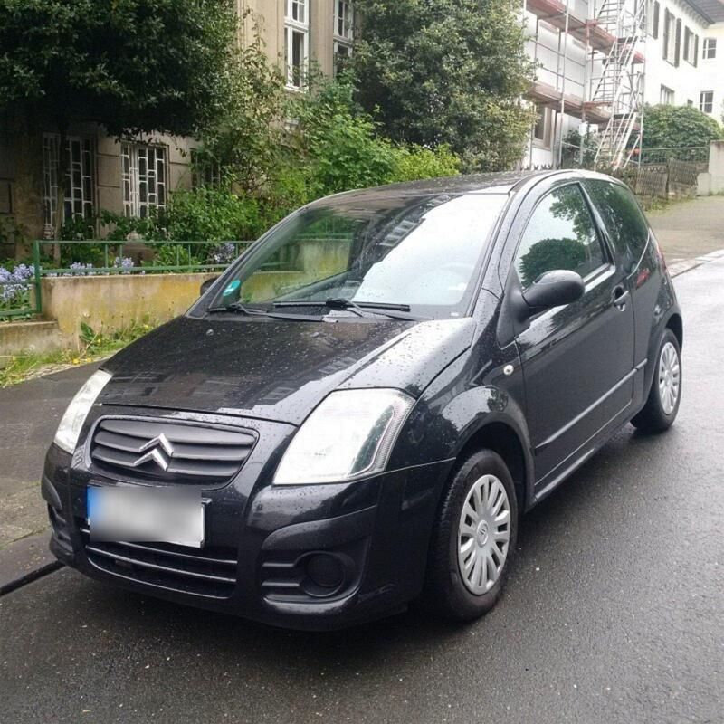 Schwarz Gebraucht 2008 Citroën C2 Kleinwagen | 1.499 € (Fairer Preis) - Bild 1/4