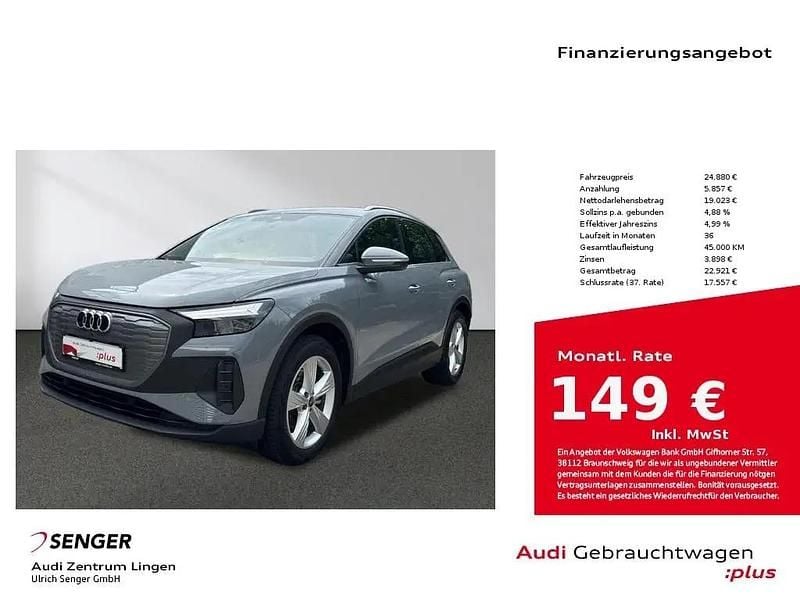 Grau Gebraucht 2023 Audi Q4 e-tron SUV | 24.880 € (Superpreis) - Bild 1/1