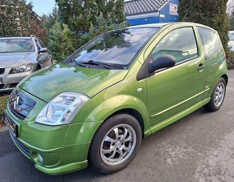 Gebraucht Citroën C2 VTR Sport 60 PS (44 kW) 2005 Grün Kleinwagen