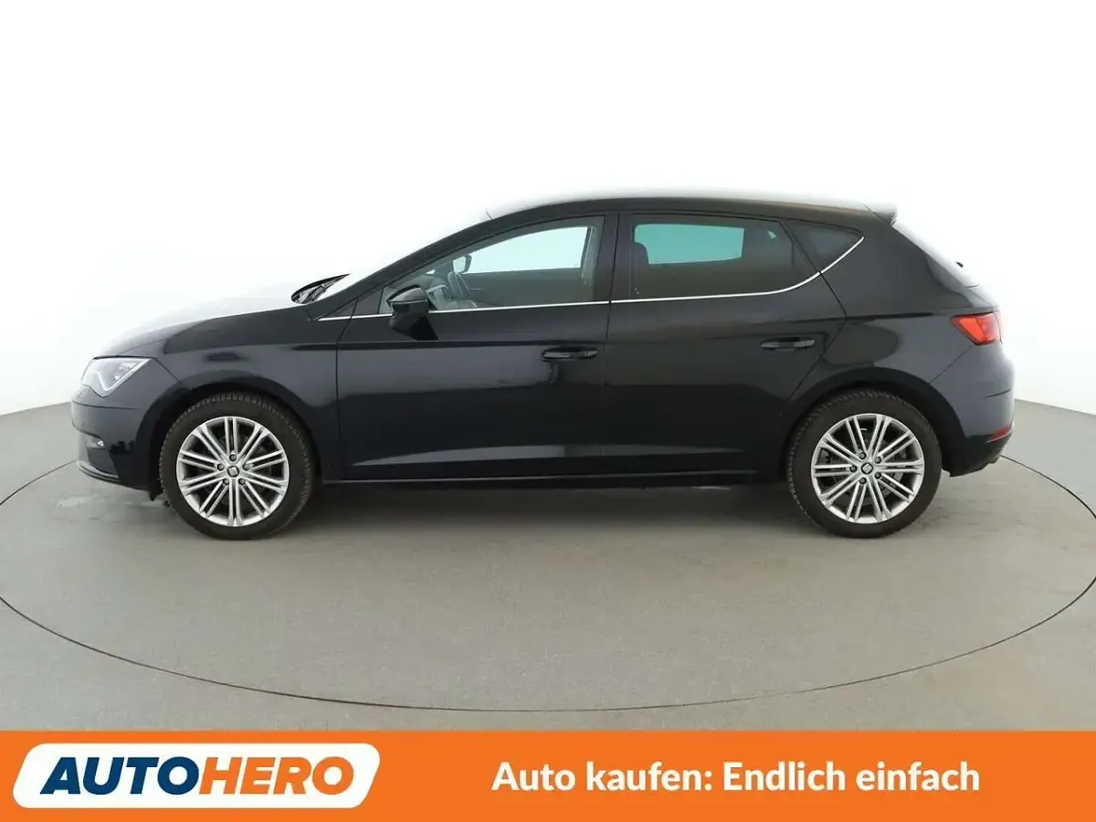 Gebraucht Seat Leon XCELLENCE 125 PS (91 kW) 2018 Schwarz Limousine