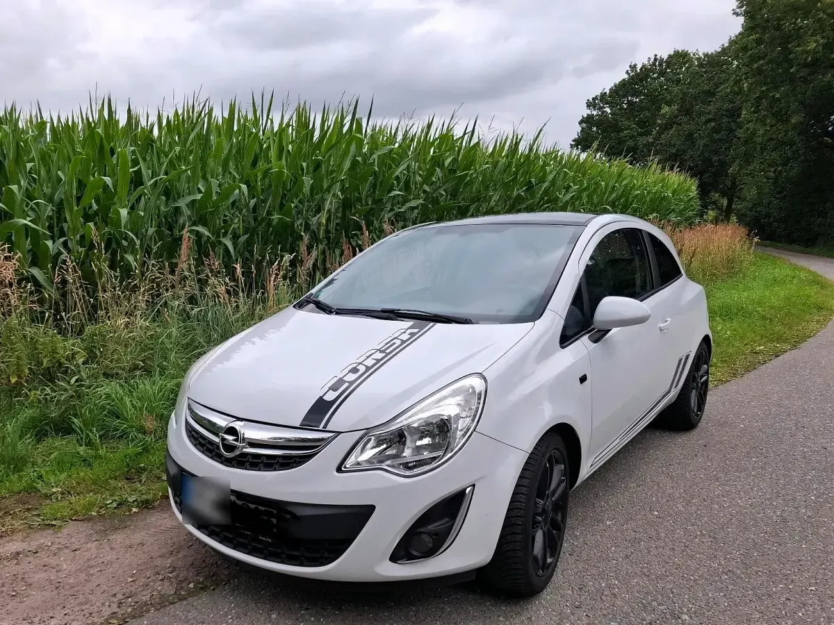 Gebraucht Opel Corsa Color Edition 101 PS (74 kW) 2012 Weiß Kleinwagen