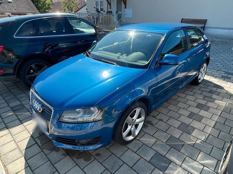 Blau Gebraucht 2008 Audi A3 Kleinwagen | 5.700 € (Etwas zu teuer) - Bild 1/4