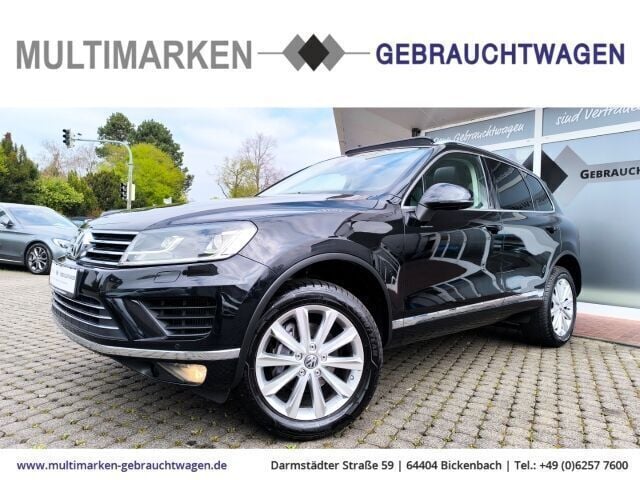 Schwarz Gebraucht 2016 VW Touareg Terrain Tech SUV | 27.490 € (Fairer Preis) - Bild 1/4