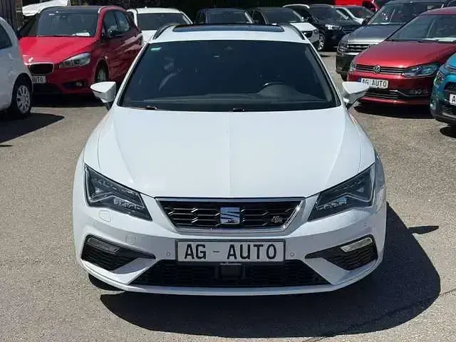 Gebraucht Seat Leon FR 184 PS (135 kW) 2017 "nevada" weiss Kombi