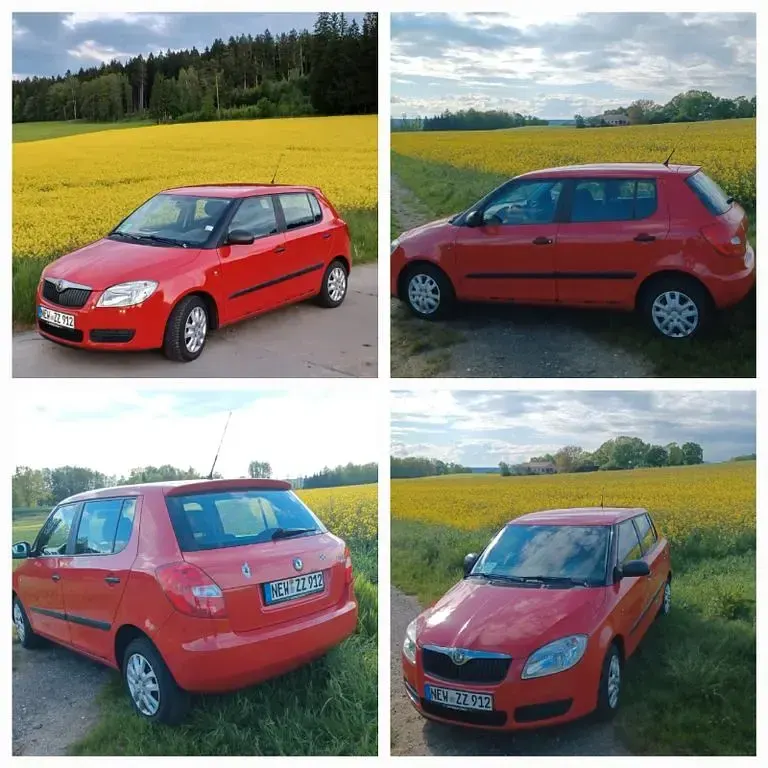Gebraucht Skoda Fabia Cool Edition 60 PS (44 kW) 2010 Rot Limousine
