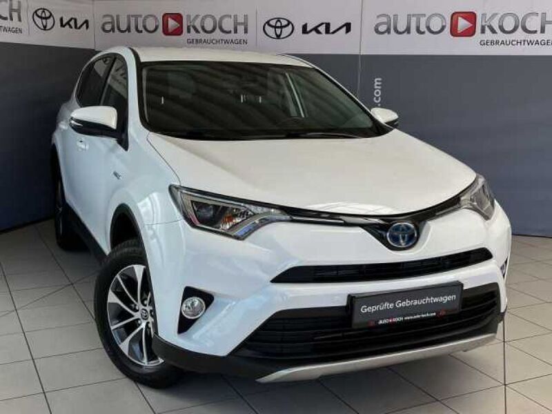 Weiß Gebraucht 2017 Toyota RAV4 Hybrid Comfort SUV | 21.945 € (Teuer) - Bild 1/4