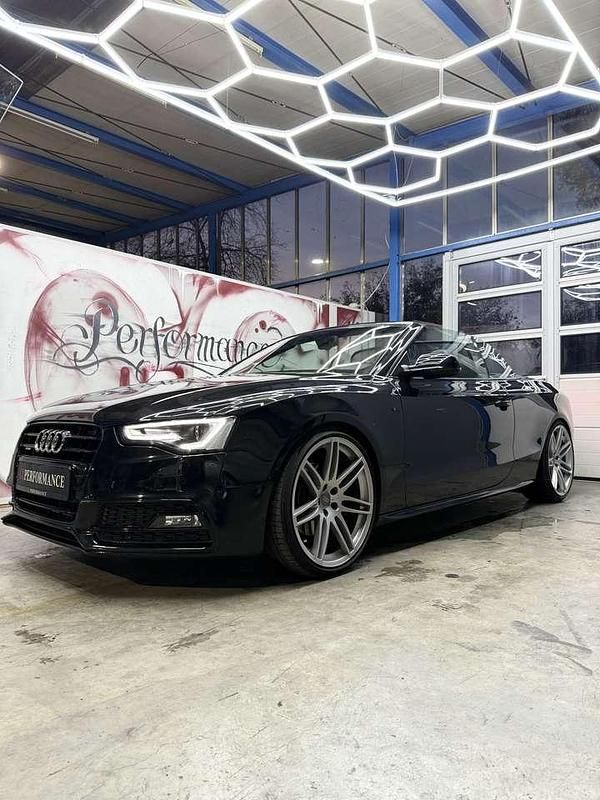 Schwarz Gebraucht 2014 Audi A5 Cabriolet S-line plus Cabrio | 21.499 € (Etwas zu teuer) - Bild 1/4