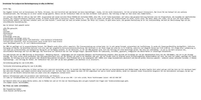 Gebraucht BMW 728 193 PS (141 kW) 1997 Silber Limousine