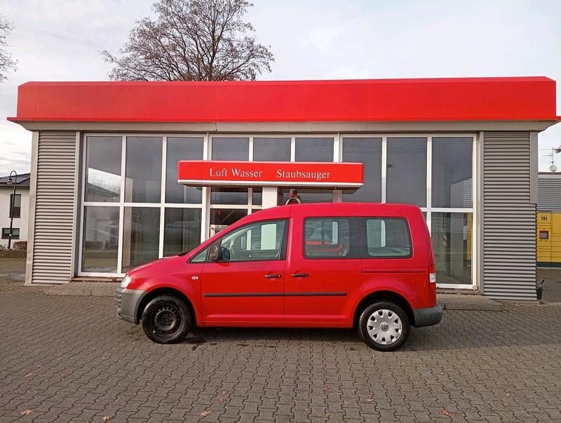 Gebraucht VW Caddy Team 80 PS (58 kW) 2010 Rot Van / Kleinbus