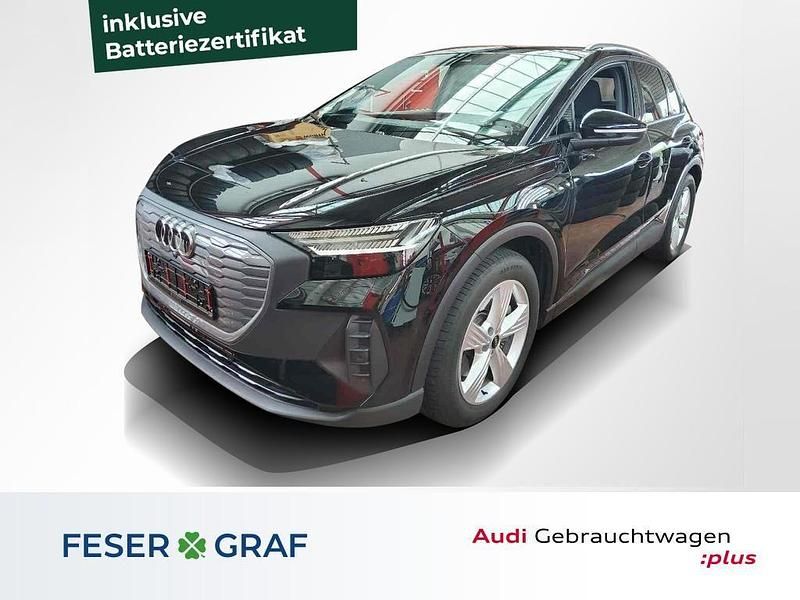 Mythosschwarz metallic Gebraucht 2023 Audi Q4 e-tron Ambiente SUV | 34.980 € (Fairer Preis) - Bild 1/4
