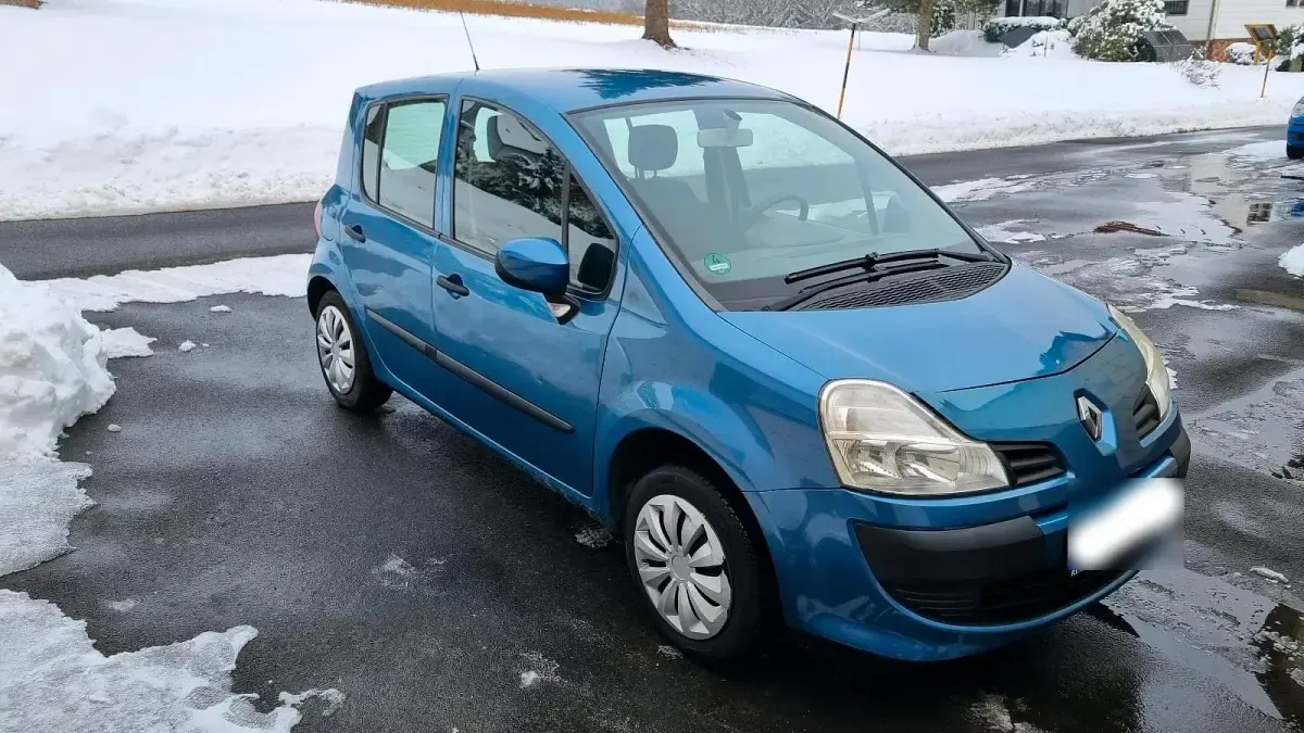 Używany Renault Modus 75 KM (55 kW) 2009 Niebieski Minivan