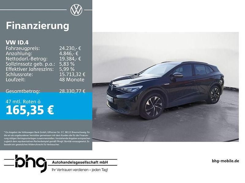Gebraucht VW ID.4 Pure 125 kW (170 PS) 2023 Schwarz SUV