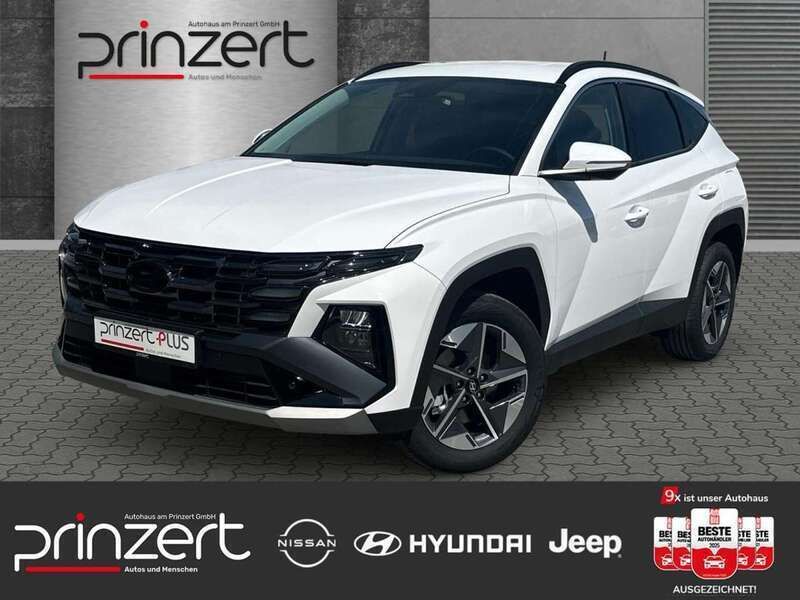 Atlas white / sol Neu 2025 Hyundai Tucson Trend SUV | 36.970 € (Guter Preis) - Bild 1/4