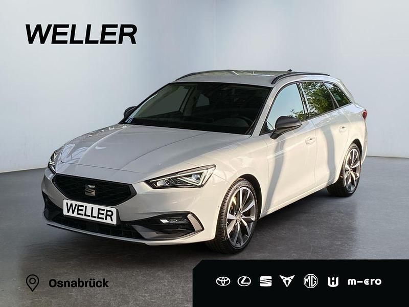 Weiss Gebraucht 2021 Seat Leon ST Beats Kombi | 22.620 € (Fairer Preis) - Bild 1/4