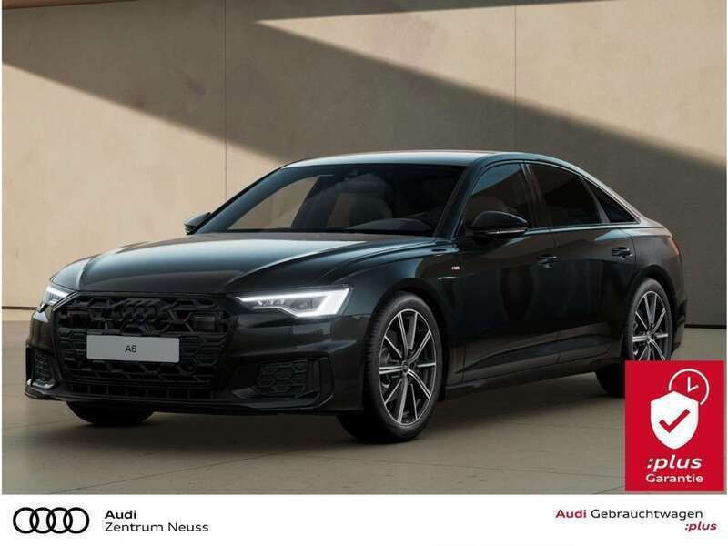 Mythosschwarz metallic Gebraucht 2024 Audi A6 S-Line Limousine | 50.020 € - Bild 1/3