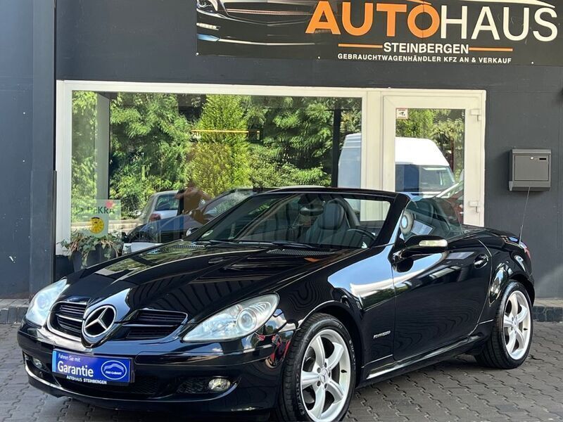 Schwarz Gebraucht 2005 Mercedes SLK200 Cabrio | 7.999 € (Superpreis) - Bild 1/4