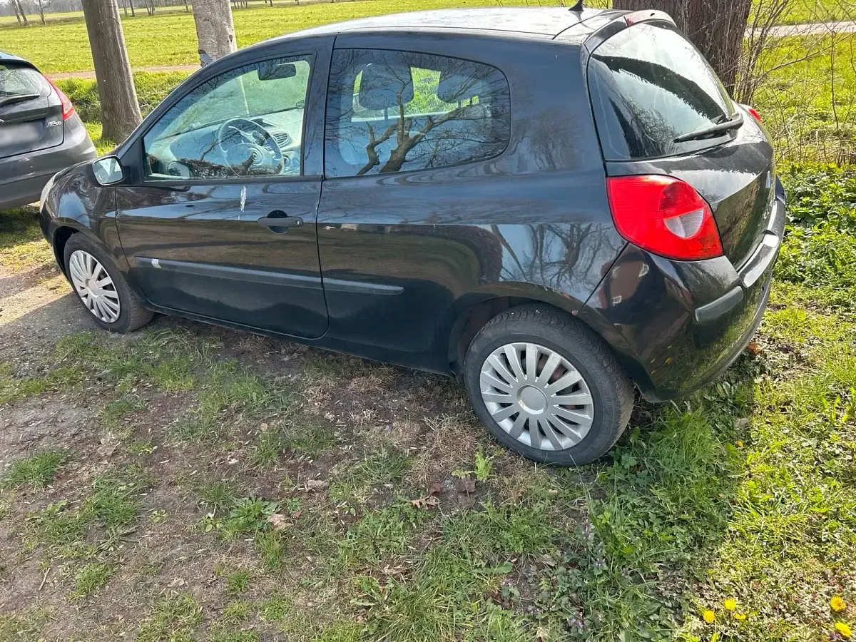 Gebraucht Renault Clio III 2007 Schwarz Kleinwagen